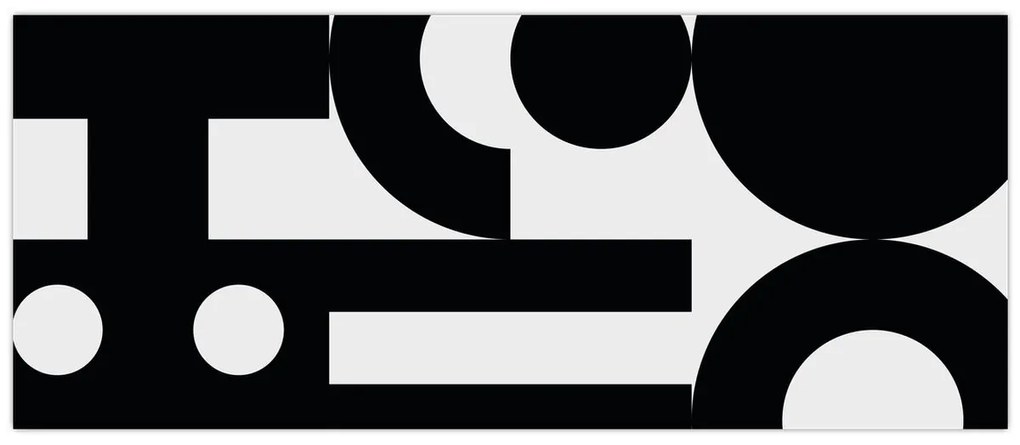 Tablou - Abstracție geometrică N⁰3 (120x50 cm)