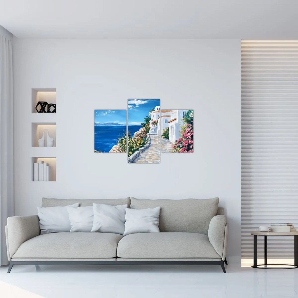 Tablou - Alee lângă mare (90x60 cm)