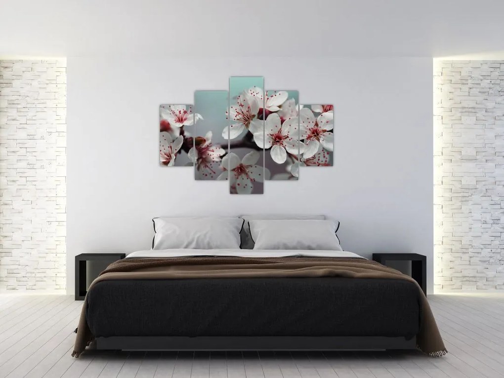 Tablou cu floare - roșie (150x105 cm)