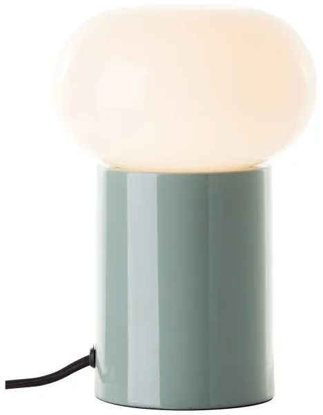 Lampă de masă Brilliant KNUT 1xE27/25W/230V verde/alb
