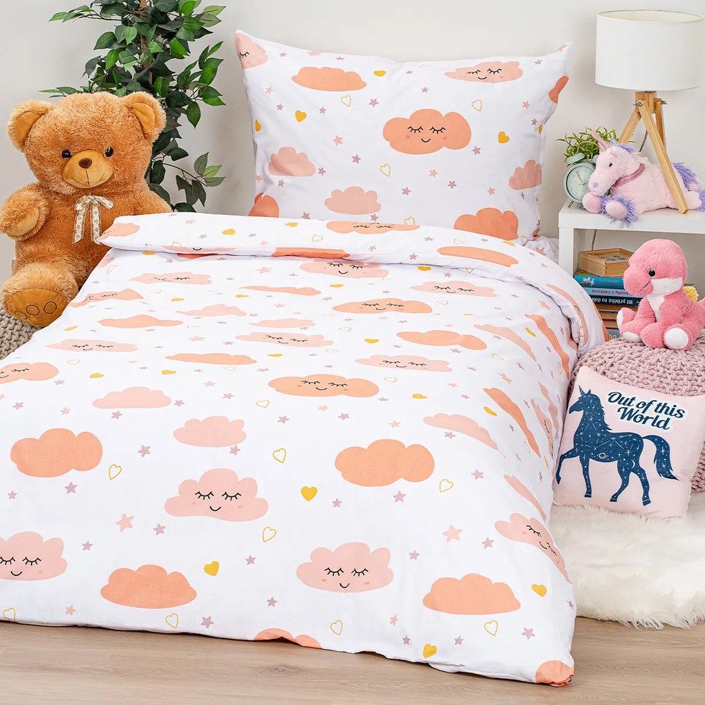 Lenjerie de pat din bumbac 4Home Pink Clouds