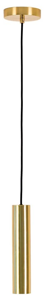 Lampă suspendată Paris, cupru, cablu textil 120 cm