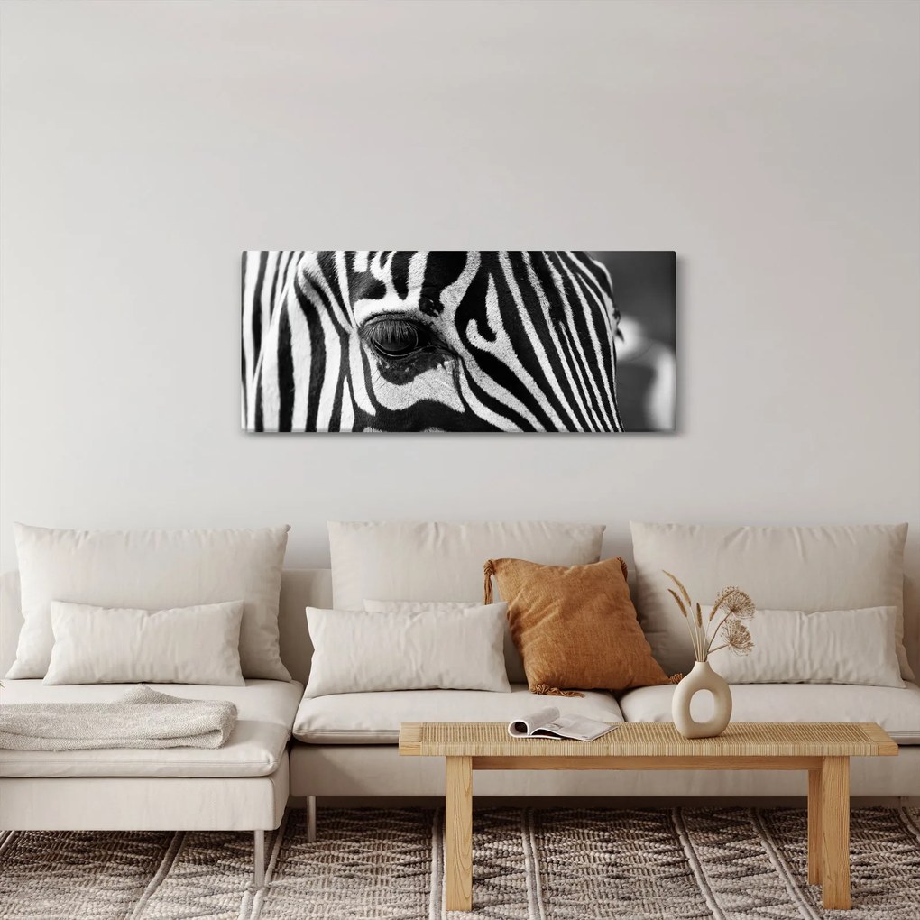 Tablou cu zebră (120x50 cm)