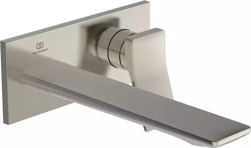 Baterie lavoar incastrata Ideal Standard Atelier Conca 220 argintiu Silver Storm fara corp ingropat