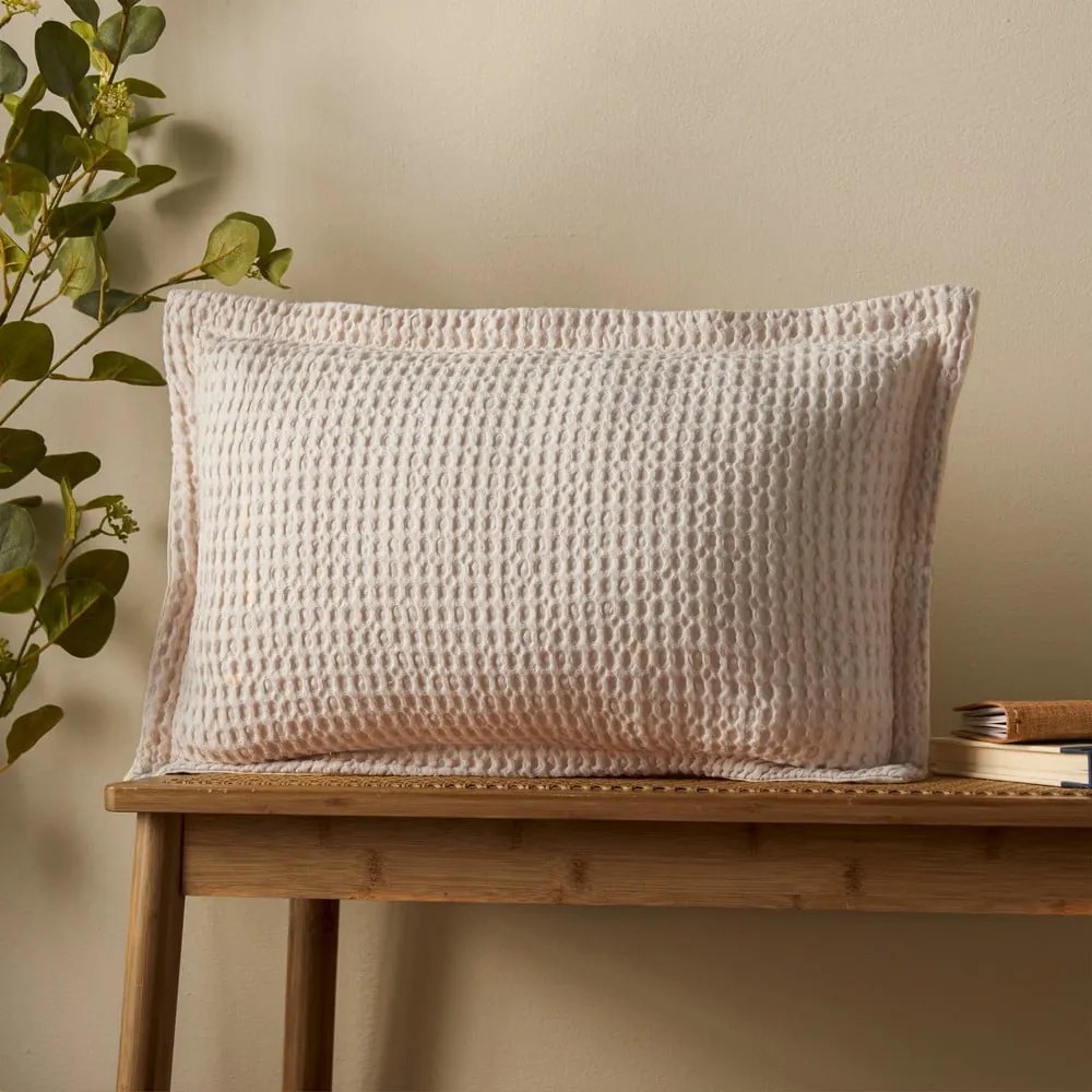 Pernă decorativă din bumbac 30x50 cm Jaipur Chunky Waffle – Pineapple Elephant