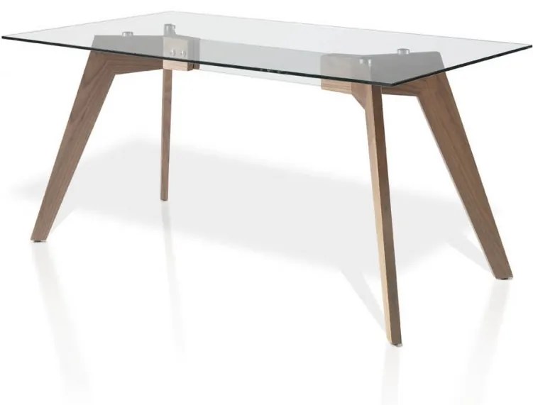 Masa dining design deosebit Walnut Wood, 160x95cm AC-W1008DT