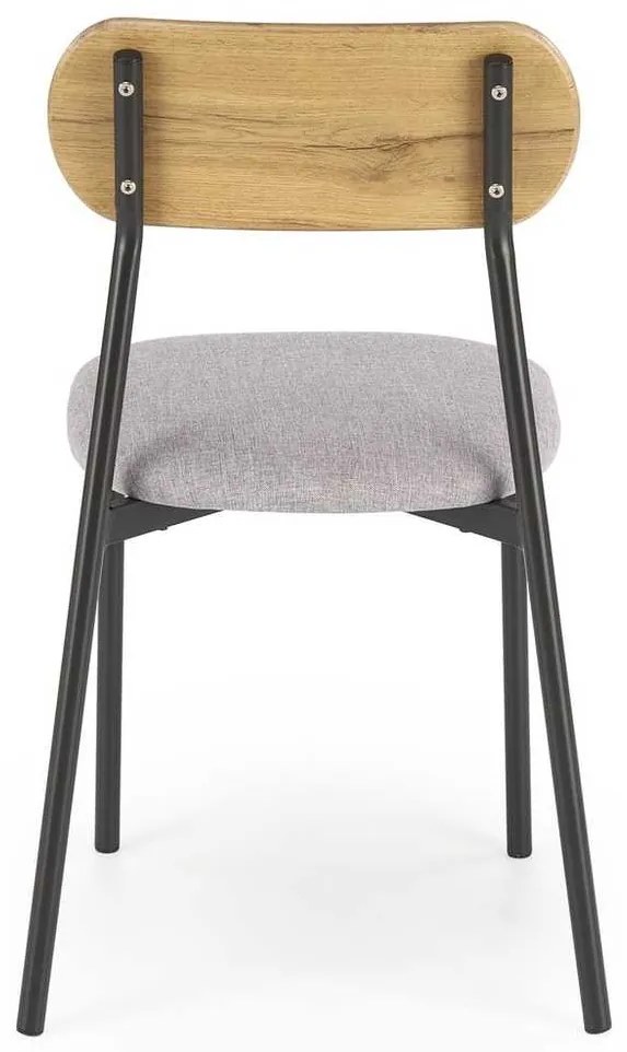Set masă și scaune Kingston 2+1, lemn natural / gri