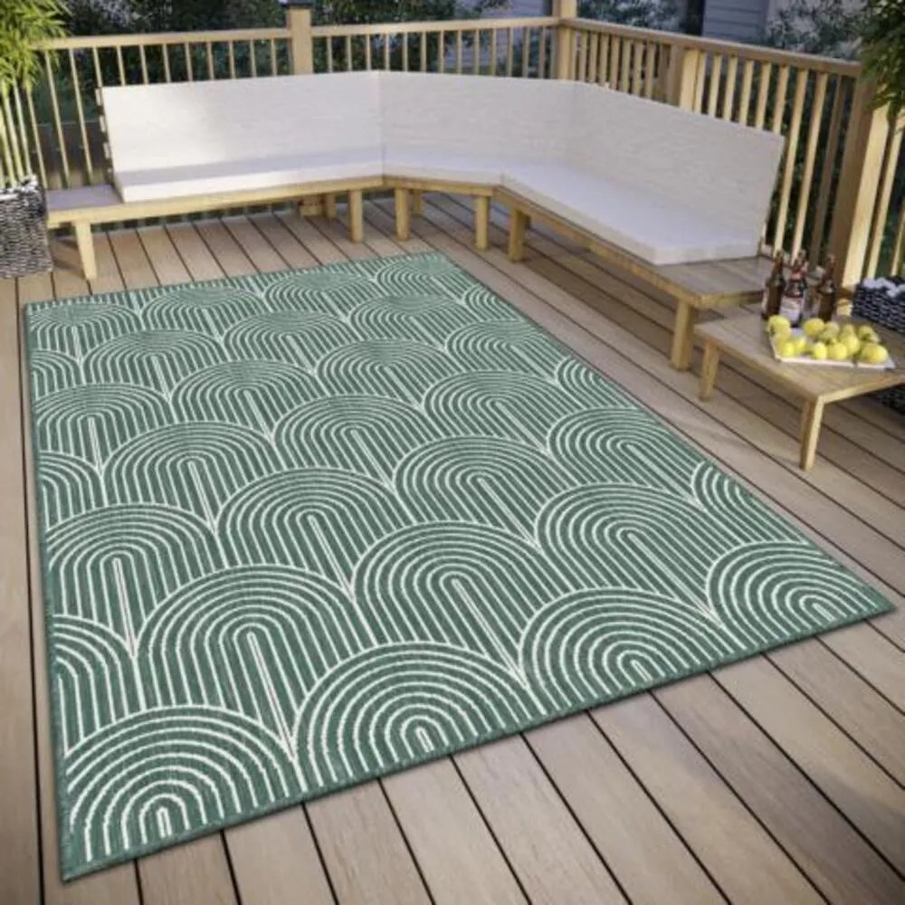 Covor de exterior verde 160x230 cm Pangli Green – Hanse Home