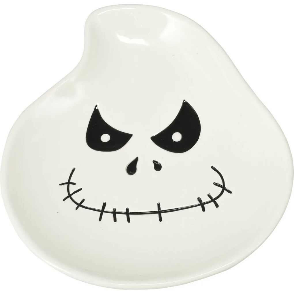 Farfurie decorativă pentru Halloween Fantomă, 16cm