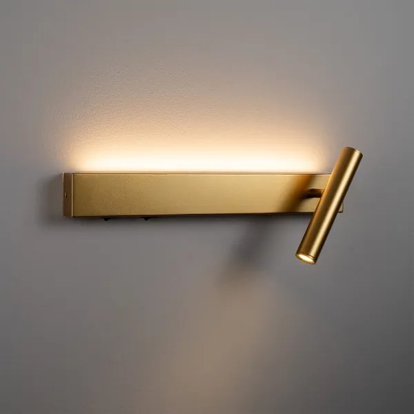 BRILAGI - Aplică de perete tip spot ARLIX LED/3W/230V + LED/7W, finisaj auriu, CRI 90