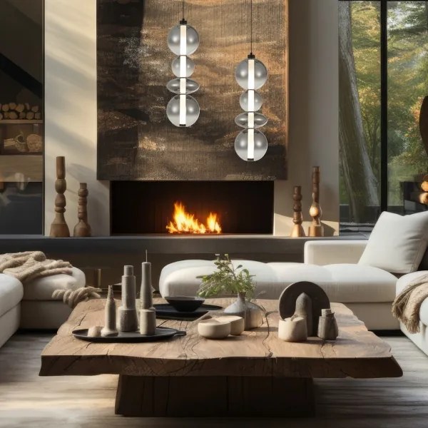 Lustră LED pe cablu DAPHNE LED/36W/230V gri