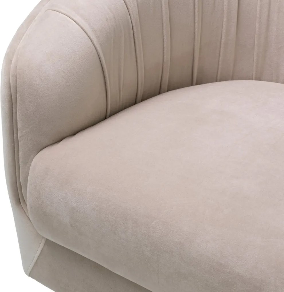 Fotoliu modern LUX Jameson, Amaro cream