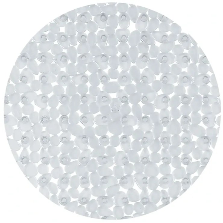 Spirella Covor de duș rotund anti-alunecareRIVERSTONE, transparent, 57 cm