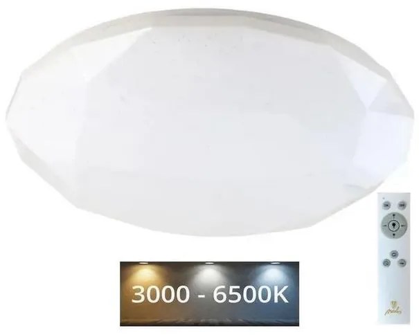 Plafonieră LED STAR LED/60W/230V 3000-6500K + telecomandă