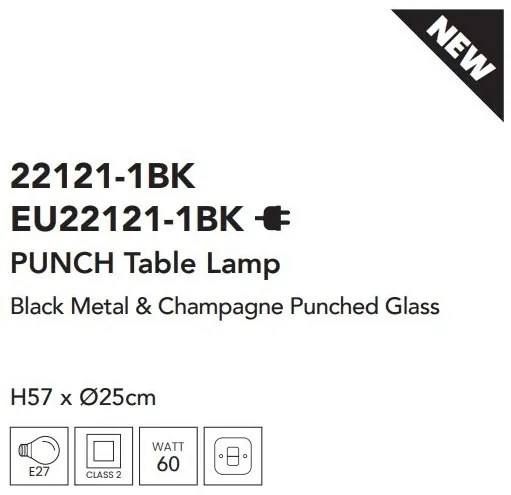 Veioza, Lampa de masa design modern minimalist Punch