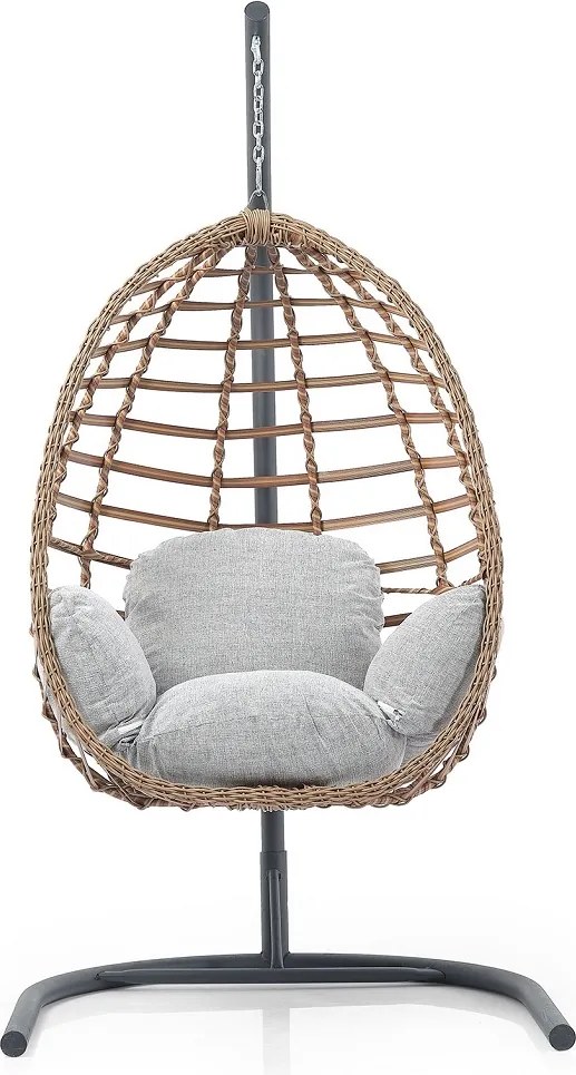 Balansoar scaun suspendat  rattan exterior interior 205x110x95 cm