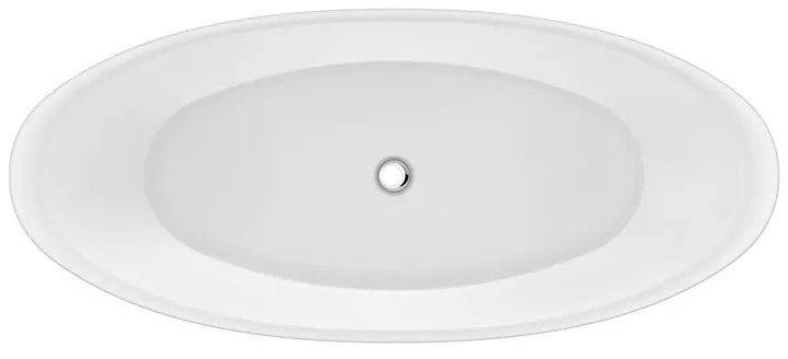 Cada freestanding Florida, Flora 173.5, ovala, cu picioare si instalatie completa, alb