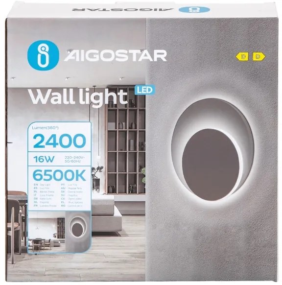 Aplică LED Aigostar LED/16W/230V 6500K alb