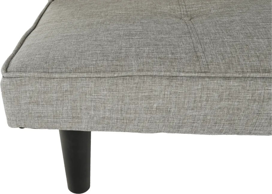 Canapea extensibilă, gri/negru, ZELDA NEW