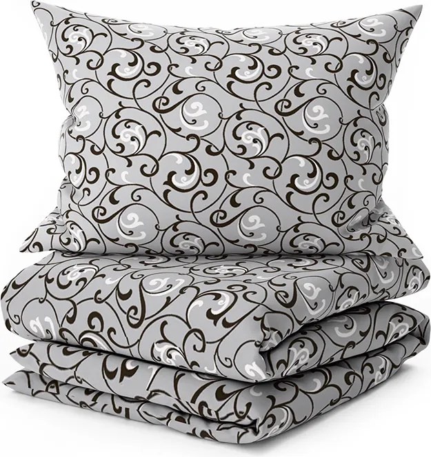 Lenjerie de pat din polibumbac ORIENT POLY gri Dimensiune lenjerie de pat: 70 x 90 cm | 140 x 220 cm