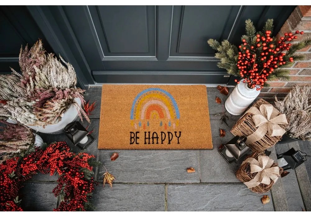 Covoraș de intrare din fibre de nucă de cocos 40x70 cm Be Happy – Hanse Home