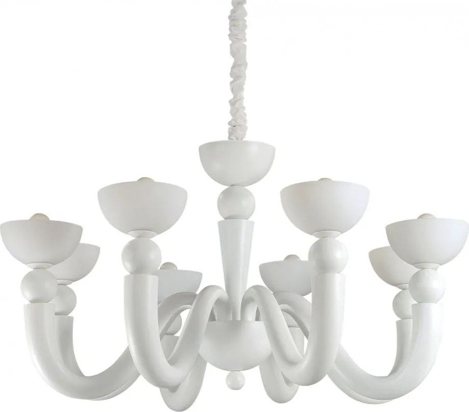 Candelabru elegant cu 8 brate BON BON SP8 BIANCO 094007