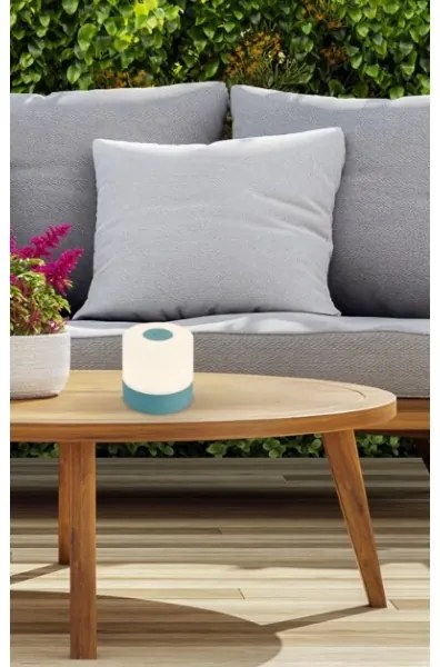 Lampă LED reîncărcabilă dimabilă de masă Briloner 7461010 LED/2W/5V IP44 albastru