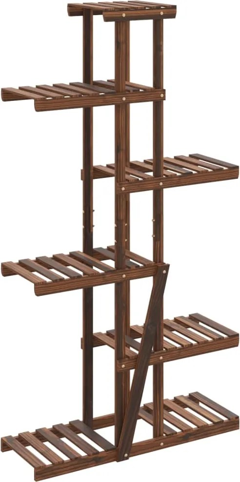 vidaXL Suport pentru flori, 75x25x140,5 cm, lemn masiv de brad