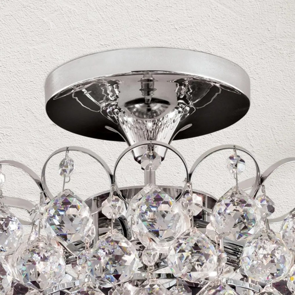 Lustra cristal Asfour, KRISTALL KLASSISCH crom 40cm