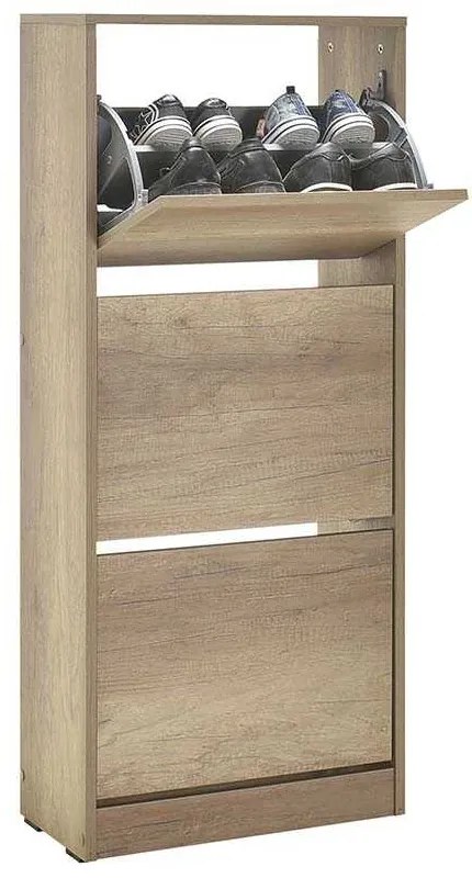 Pantofar Adore Slim, 3 compartimente, capacitate 12 perechi incaltaminte, 51 x 119 x 26 cm