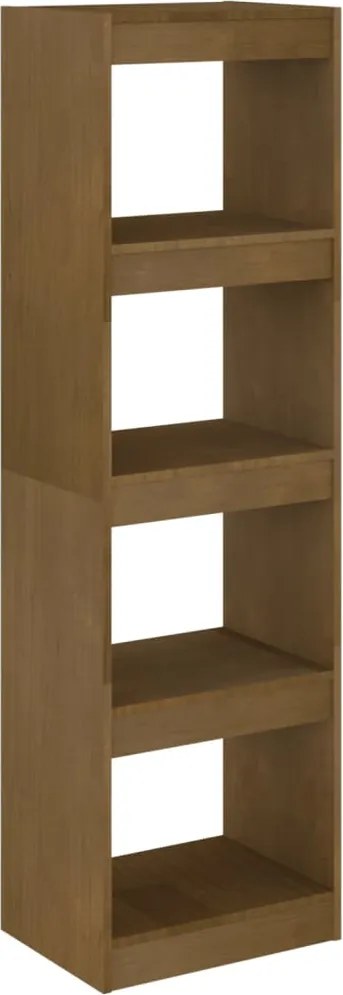 vidaXL Bibliotecă/Separator cameră, maro miere 40x30x135,5 cm lemn pin