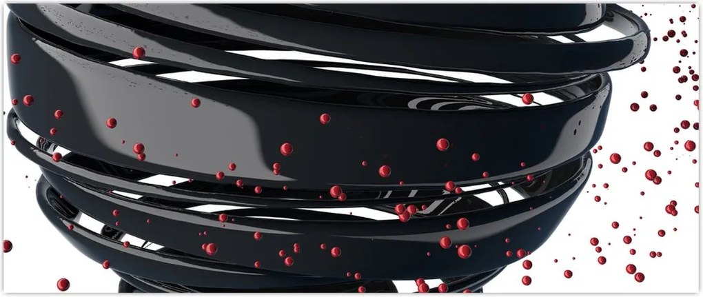 Tablou - Abstracției de glob pământen (120x50 cm)