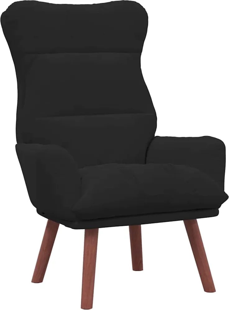 vidaXL fotoliu Negru 69 x 74 x 93 cm Catifea