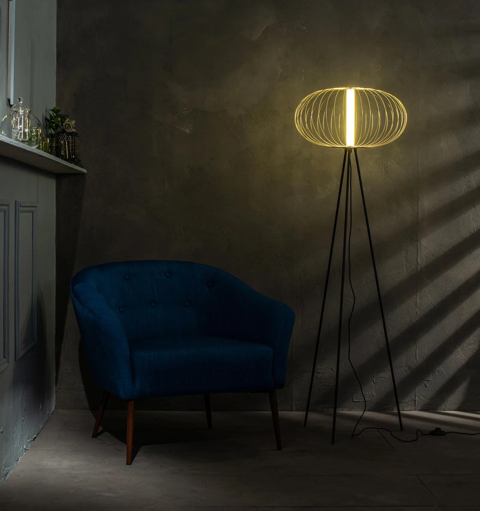 STONES Lampă de podea cu LED50cm X 50cm H. 150cm | Aosom Romania