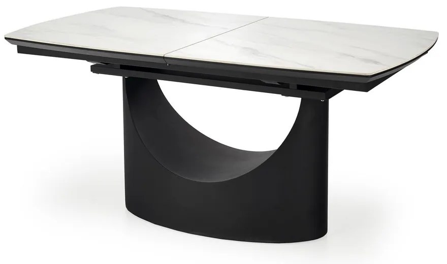 Masa de bucaterie Osman, marmura/negru
