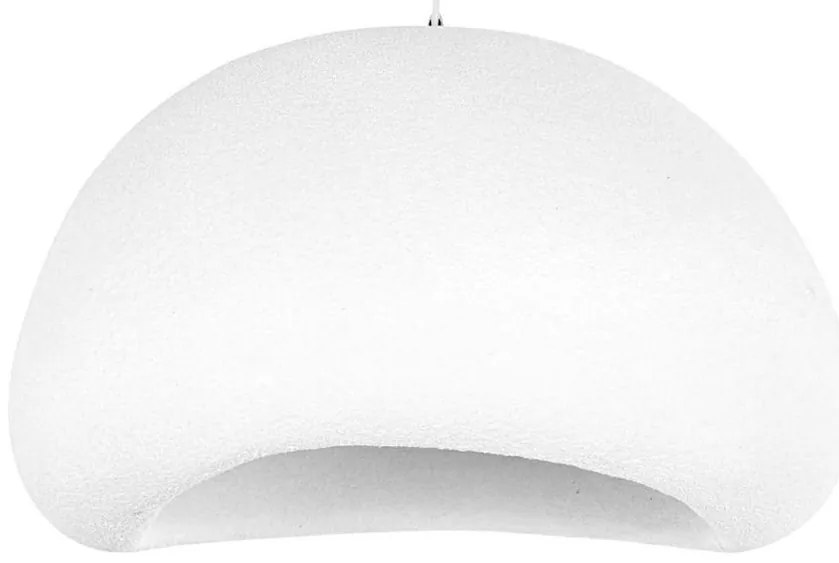 Lustra suspendata design decorativ Cloud alb 50cm