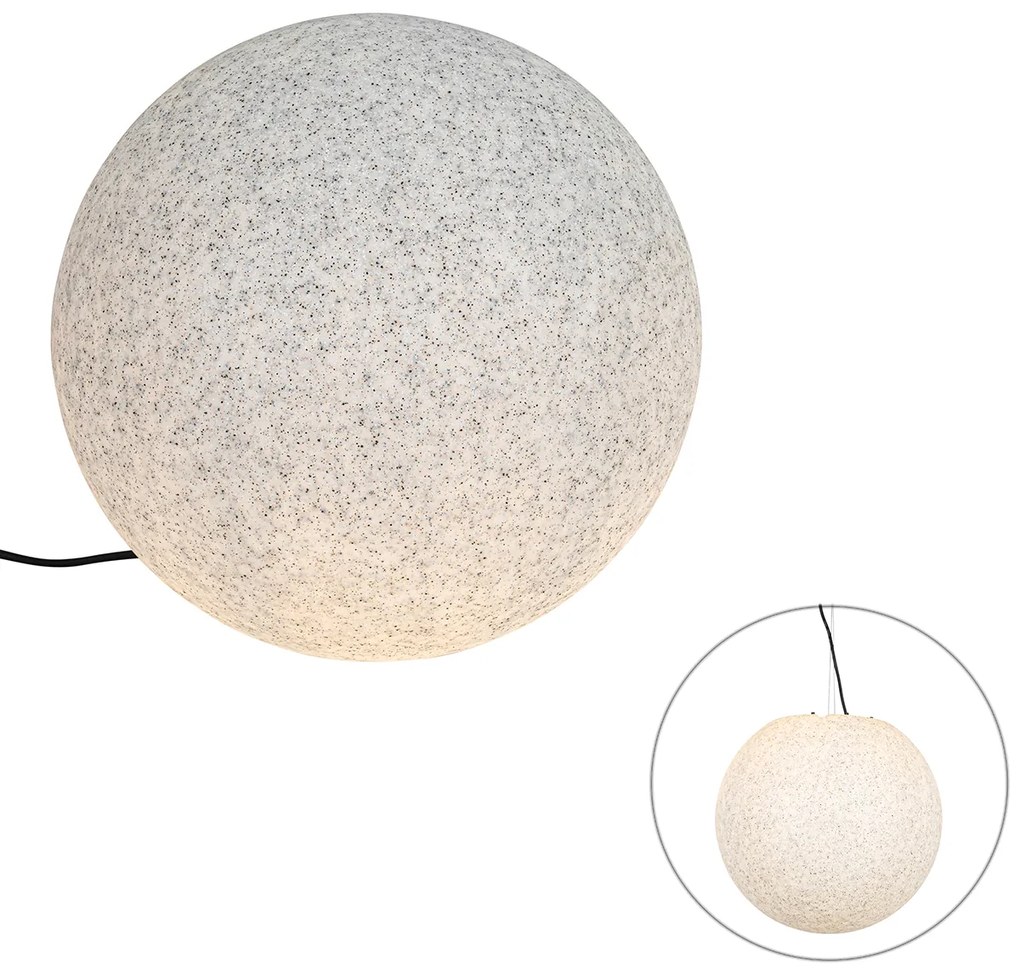 Lampă de exterior modernă gri 45 cm IP65 - Nura