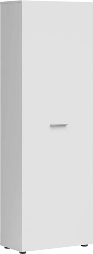 Dulap NENO, alb, PAL, cu o usa, 60x32x179 cm