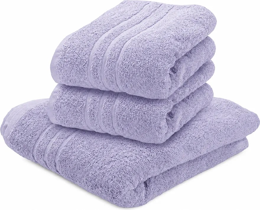 Prosop de baie CLASSIC COLOR 70 x 140 cm lavanda, 100% bumbac