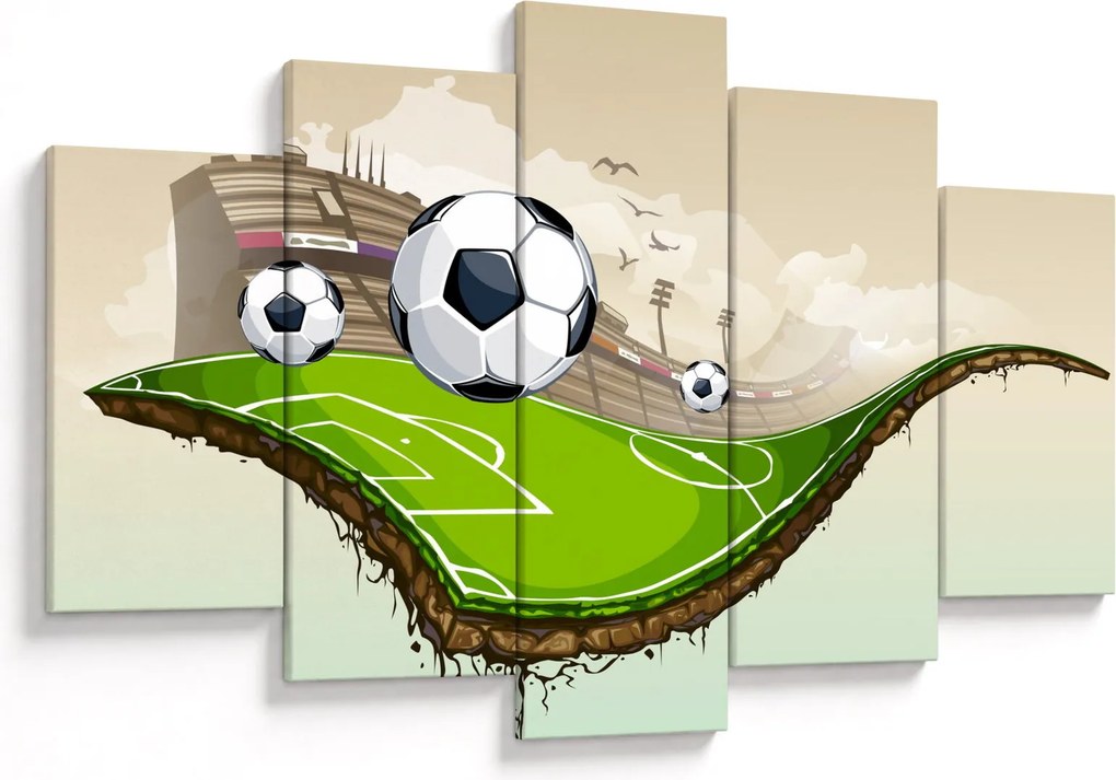 Tablou - Teren de fotbal (150x105 cm)
