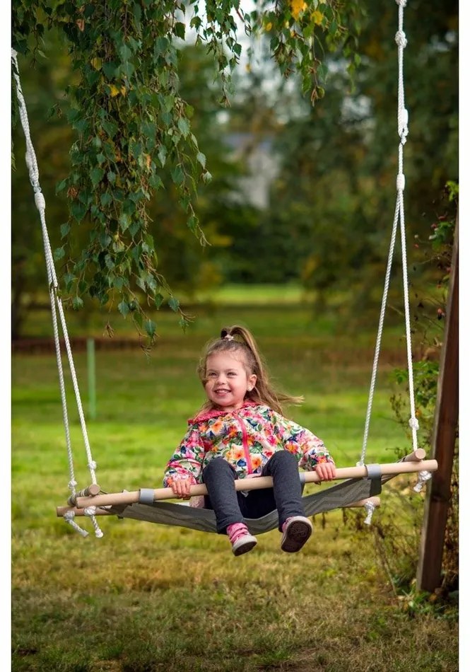 Woody Pătrat balansoar cu țesătură, 100 cm