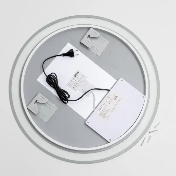 Brilagi - Oglindă încălzită AVA PRO LED RGBW cu dimmer, iluminare integrată, 18W, 230V, Ø 60 cm, IP44