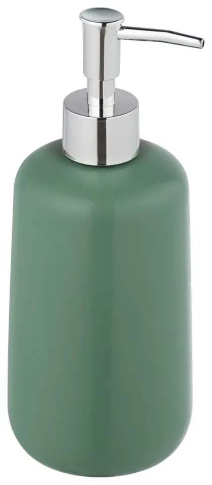 Dozator de săpun lichid verde din ceramică 0.5 l Olinda – Allstar