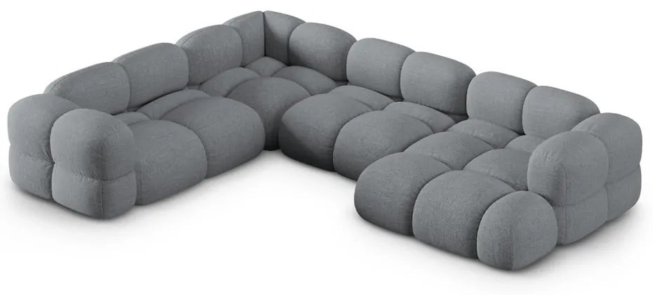 Colțar gri (cu colț pe partea stângă/în formă de "U") Loretto – Cosmopolitan Design