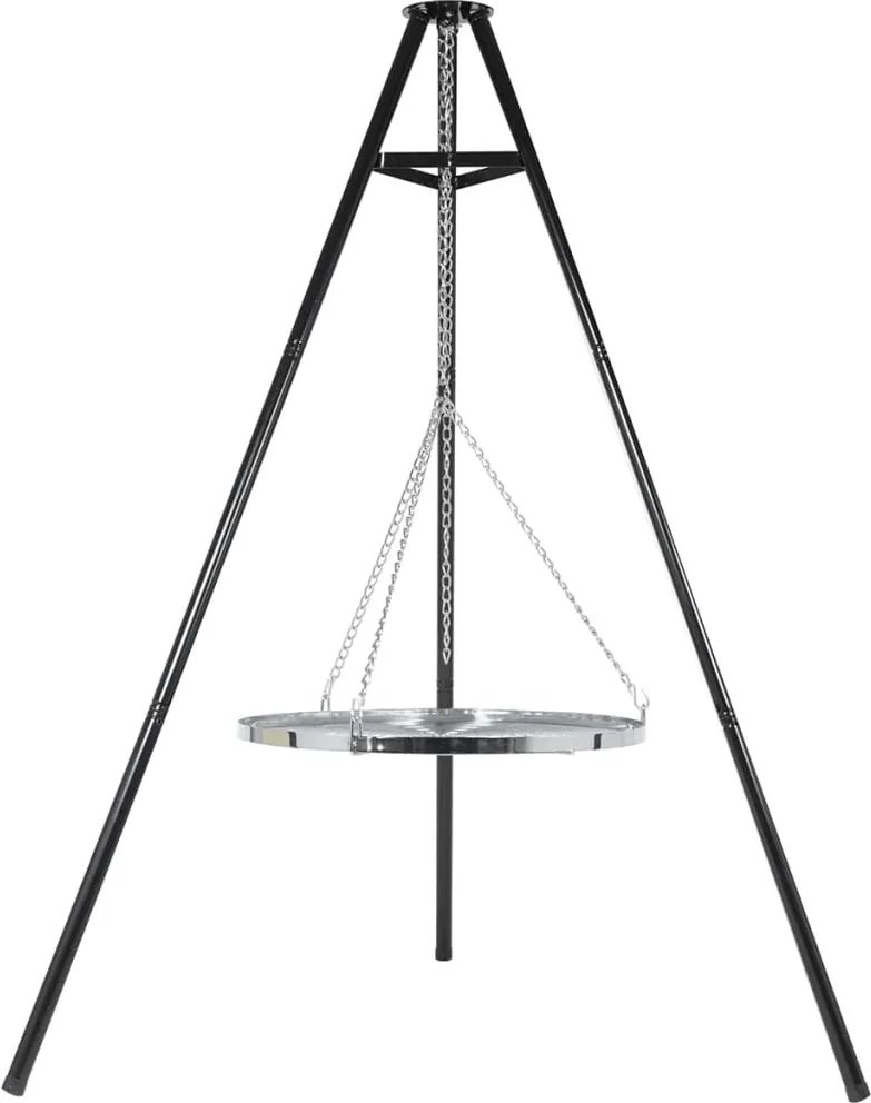 RedFire Grătar trepied, negru, 172 cm, BBQ TRIPOD