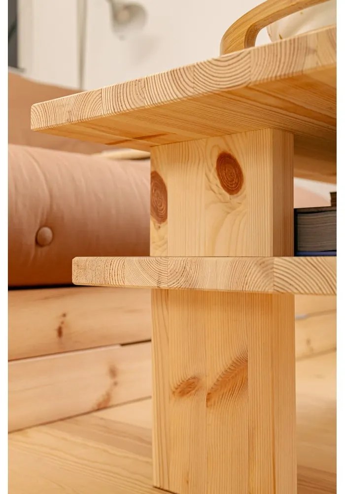 Măsuță de cafea maro din lemn de pin 45x68 cm Japan – Karup Design