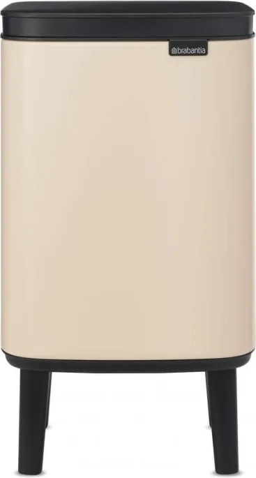 Cos de gunoi Brabantia Bo Small Hi 1010460, 4 l, Deschidere lina si silentioasa, Baza antiderapanta, Bej