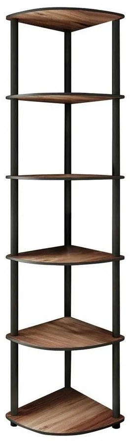 Raft Corner Walnut, 6 etajere, M