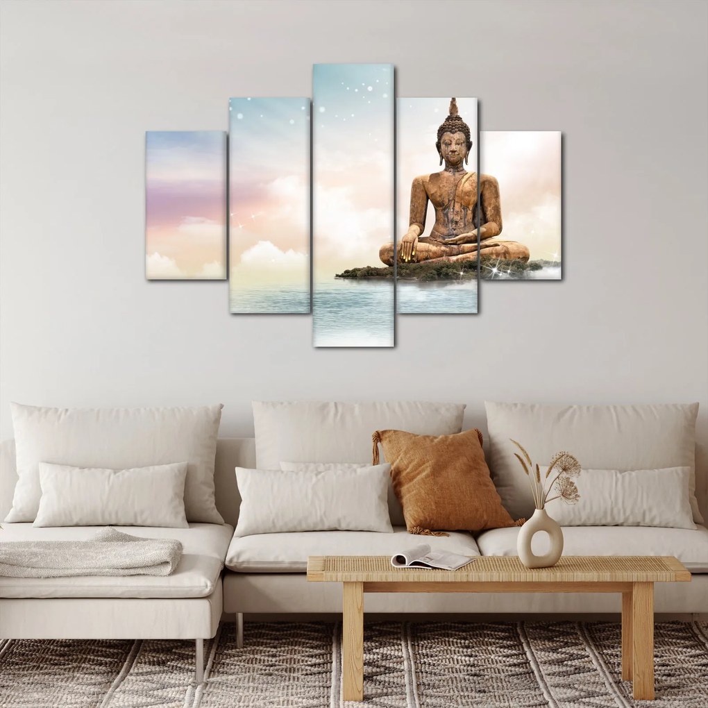 Tablou - Buddha care supraveghează pământul (150x105 cm)