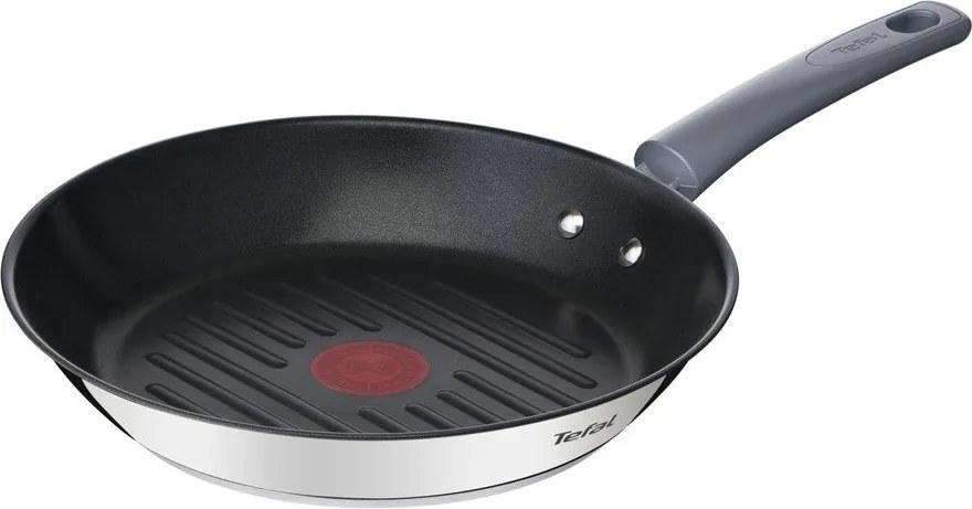 Tigaie tip grill cu suprafață antiaderentă din oțel inoxidabil ø 26 cm Daily Cook G7314055 – Tefal